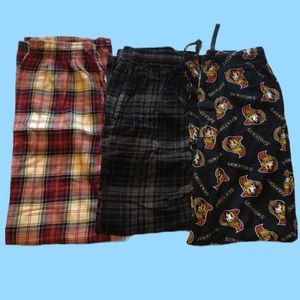 Bundle of 3 Men’s Teens PJ Bottoms Lot Small